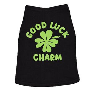 Good Luck Charm Dog Shirt Funny Sarcastic St Patricks Day Tee For Dogs